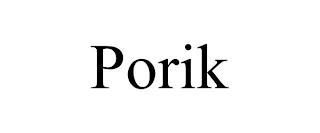 PORIK trademark