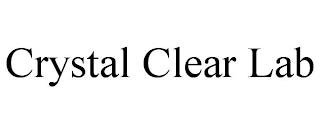 CRYSTAL CLEAR LAB trademark