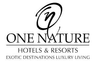 ON ONE NATURE HOTELS & RESORTS EXOTIC DESTINATIONS LUXURY LIVING trademark