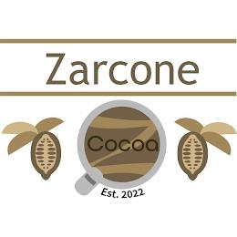 ZARCONE Z COCOA EST. 2022 trademark