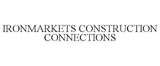 IRONMARKETS CONSTRUCTION CONNECTIONS trademark