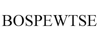 BOSPEWTSE trademark