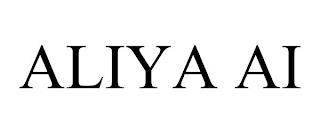 ALIYA AI trademark