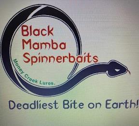 BLACK MAMBA SPINNERBAITS MONEY CREEK LURES, DEADLIEST BITE ON EARTH! trademark