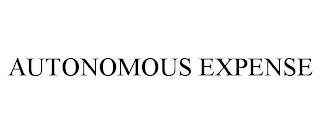 AUTONOMOUS EXPENSE trademark