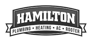 HAMILTON PLUMBING HEATING AC ROOTER trademark