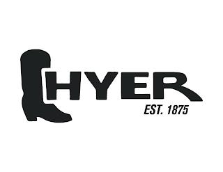 HYER EST. 1875 trademark