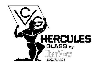 C V G HERCULES GLASS BY CLEARVIEW GLASS RAILINGS trademark