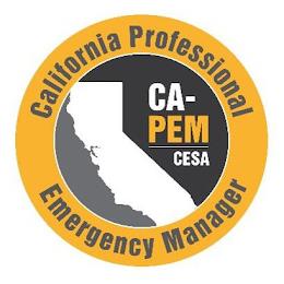 CALIFORNIA PROFESSIONAL EMERGENCY MANAGER CA-PEM CESA trademark