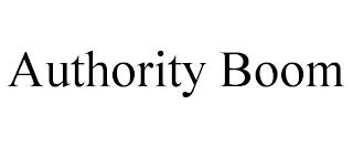 AUTHORITY BOOM trademark