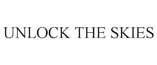 UNLOCK THE SKIES trademark