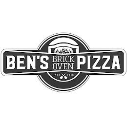 BEN'S BRICK OVEN PIZZA ESTD 2016 trademark