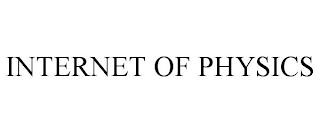 INTERNET OF PHYSICS trademark