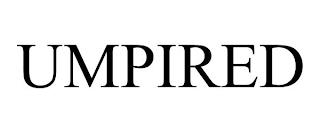 UMPIRED trademark