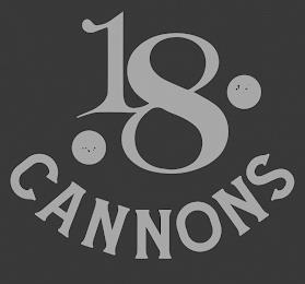 18 CANNONS trademark