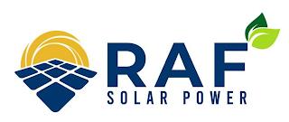 RAF SOLAR POWER trademark