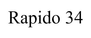 RAPIDO 34 trademark