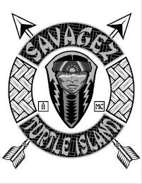 SAVAGEZ MC TURTLE ISLAND trademark