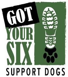 GOT YOUR SIX SUPPORT DOGS trademark