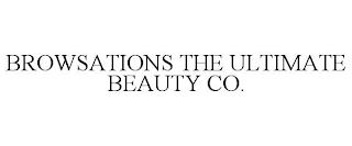 BROWSATIONS THE ULTIMATE BEAUTY CO. trademark