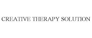 CREATIVE THERAPY SOLUTION trademark