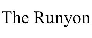 THE RUNYON trademark