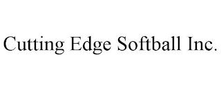 CUTTING EDGE SOFTBALL INC. trademark