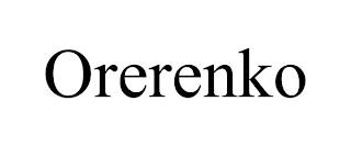 ORERENKO trademark