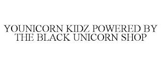 YOUNICORN KIDZ POWERED BY THE BLACK UNICORN SHOP trademark