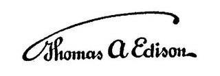 THOMAS A EDISON trademark