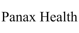 PANAX HEALTH trademark