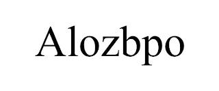 ALOZBPO trademark