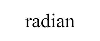 RADIAN trademark