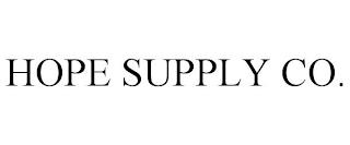 HOPE SUPPLY CO. trademark