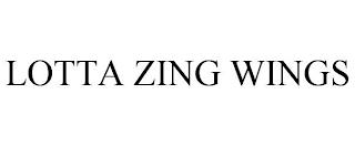 LOTTA ZING WINGS trademark