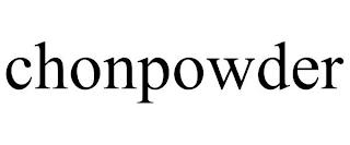 CHONPOWDER trademark