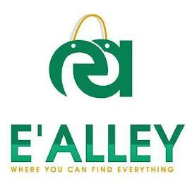 EA E'ALLEY WHERE YOU CAN FIND EVERYTHING trademark