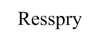 RESSPRY trademark