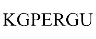 KGPERGU trademark