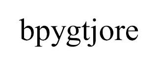 BPYGTJORE trademark