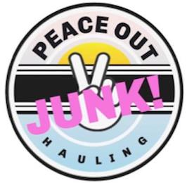 PEACE OUT JUNK! HAULING trademark