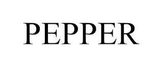 PEPPER trademark