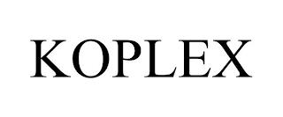 KOPLEX trademark