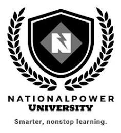 N NATIONALPOWER UNIVERSITY SMARTER, NONSTOP LEARNING. trademark