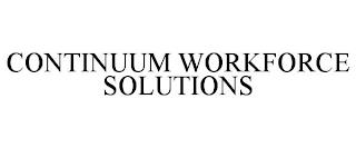 CONTINUUM WORKFORCE SOLUTIONS trademark