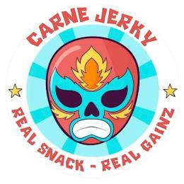 CARNE JERKY REAL SNACK - REAL GAINZ trademark