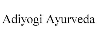 ADIYOGI AYURVEDA trademark