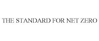 THE STANDARD FOR NET ZERO trademark