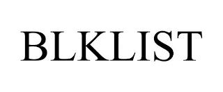 BLKLIST trademark