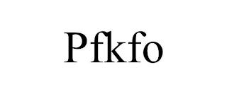 PFKFO trademark